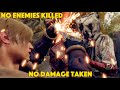 Resident Evil 4 Remake - No Damage, No Enemies Killed CHAINSAW Demo Challenge ( RE4 Remake 2023 )