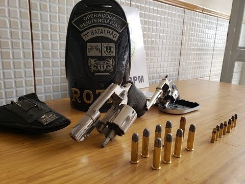 Dois presos e duas armas apreendidas no Cidade Nova em patrulhamentos da ROTAM