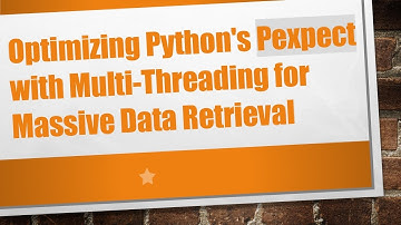 Optimizing Python