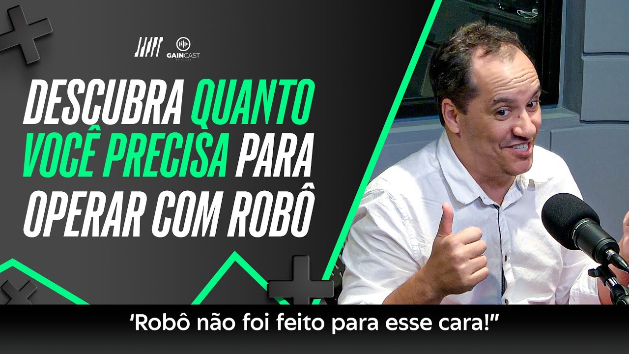 Operar com robô NÃO É para ESSE TRADER