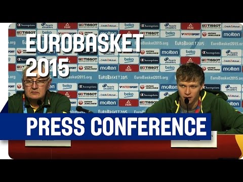 Serbia v Lithuania - Post Game Press Conference - Re-Live - Eurobasket 2015