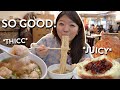 JUICY PORK BUNS & THICK WONTONS 🤤! Chinatown New York Food Tour