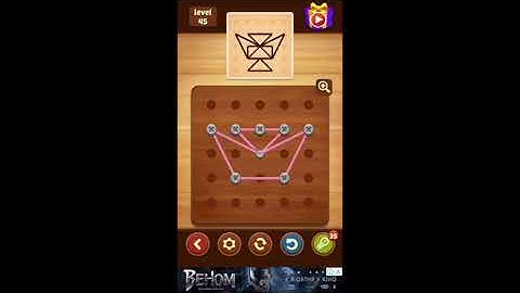 Line Puzzle: String Art. Ginkgo. Levels 41 - 50. Walkthrough.