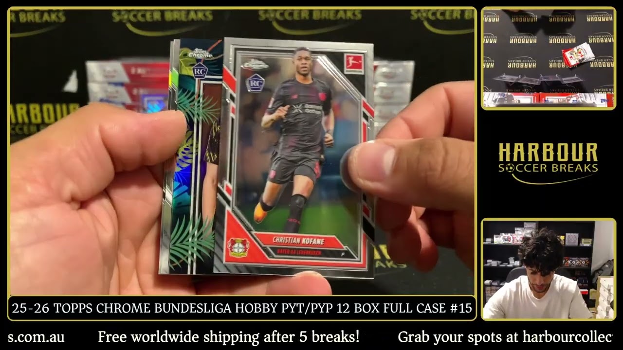 Break #15 - 25/26 Topps Chrome Bundesliga HOBBY PYT/PYP 12 Box Full Case