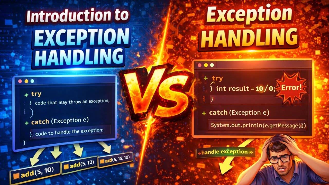 Introduction to Exception Handling | Exception handling | Object ...