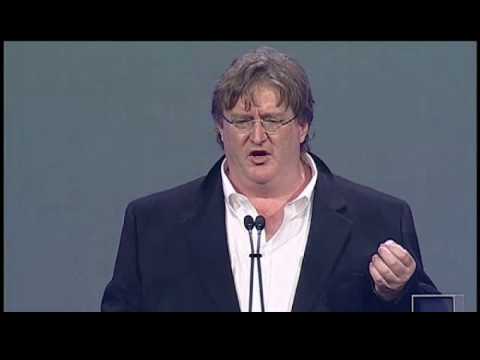 Video: Gabe Newell Vince Il GDC Pioneer Award