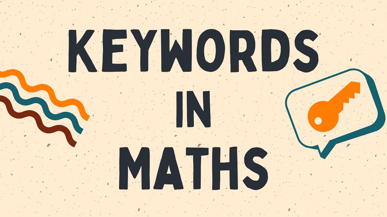 Maths Keywords - YouTube