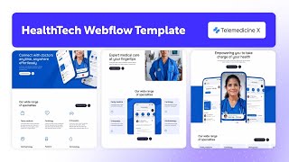HealthTech Website Template | Telemedicine X - BRIX Templates