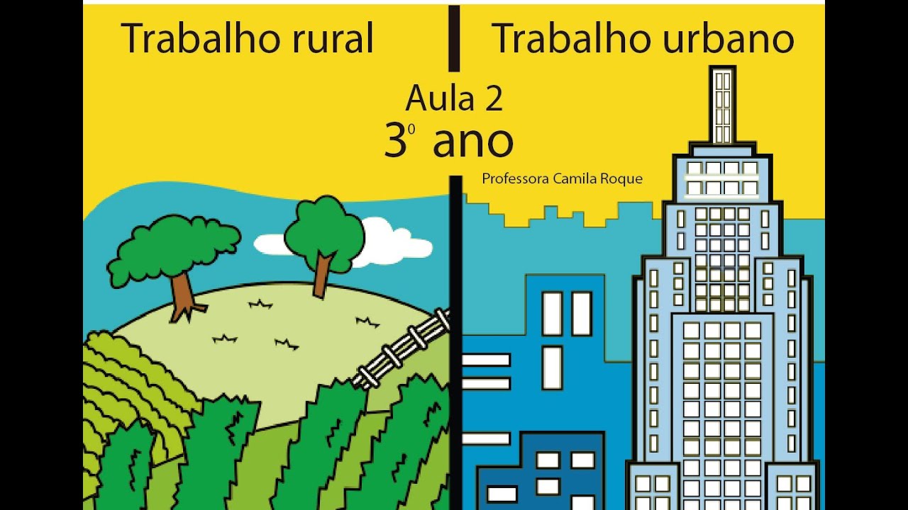 Aula 2 O trabalho urbano e o trabalho rural - YouTube