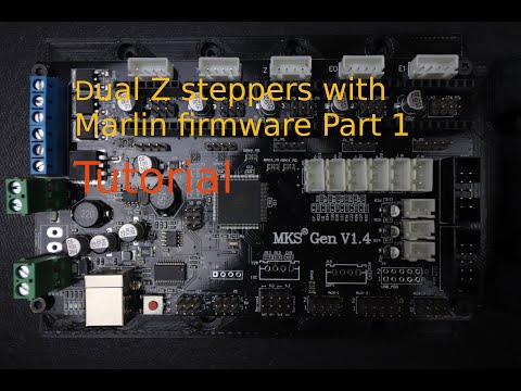 MKS Gen 1.4 - Dual Z steppers with Marlin firmware (Part one)