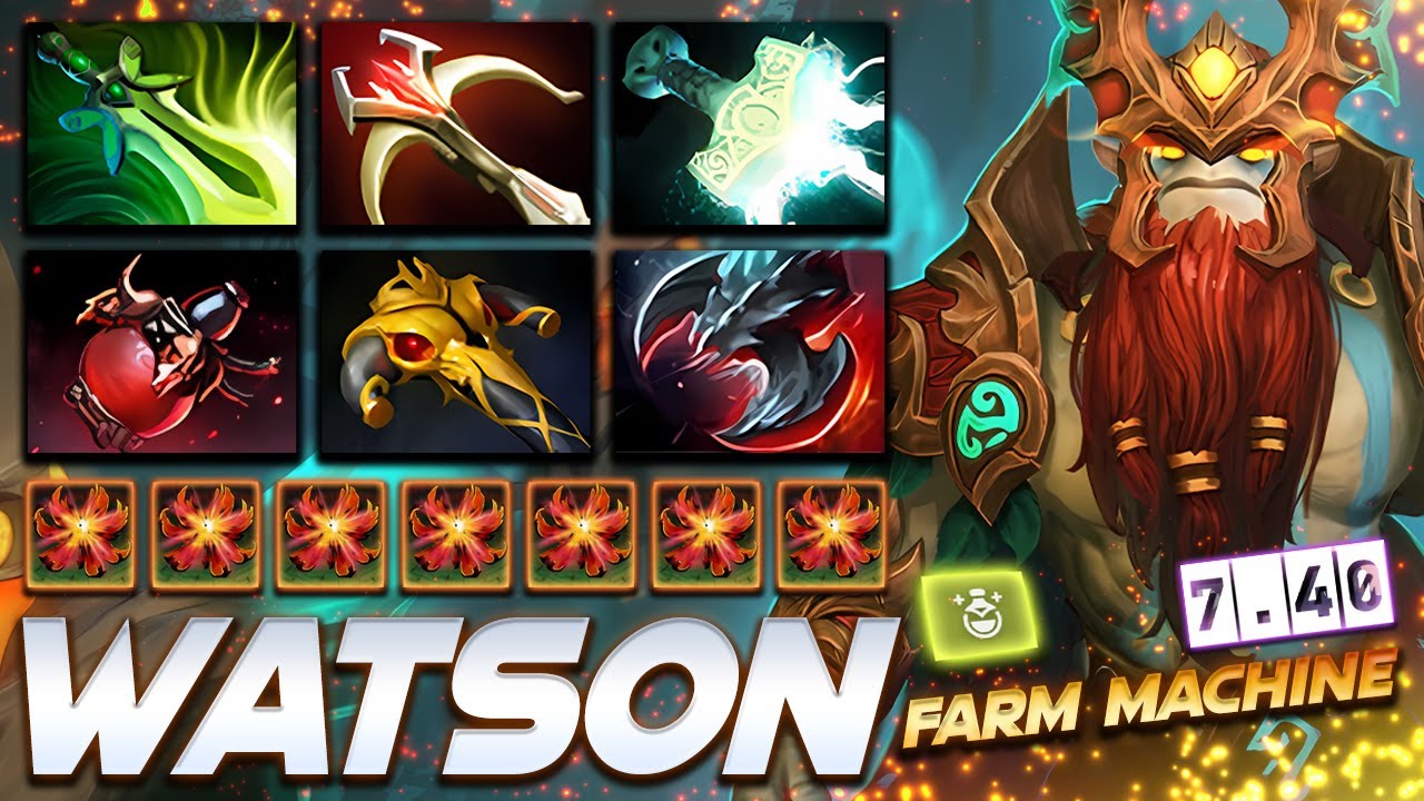 [7.40] Watson Nature's Prophet Farm Monster - Dota 2 Pro Gameplay [Watch & Learn]