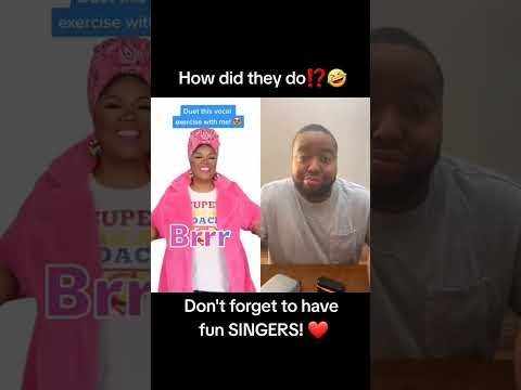 Amazing Singing group DUET Vocal Exercise w/Vocal Coach