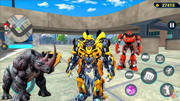 Bumblebee Robot Car Transformer Game #18 | Optimus Prime Career Mode | Android Gameplay