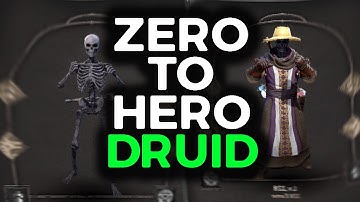 ZERO TO HERO DRUID (no items) - Dark and Darker Gameplay