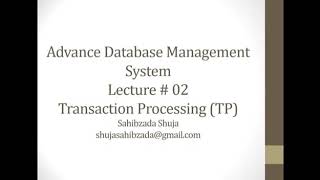 lec 2 part 1 ADBMS