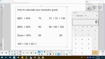 How to Calculate Your Semester Average