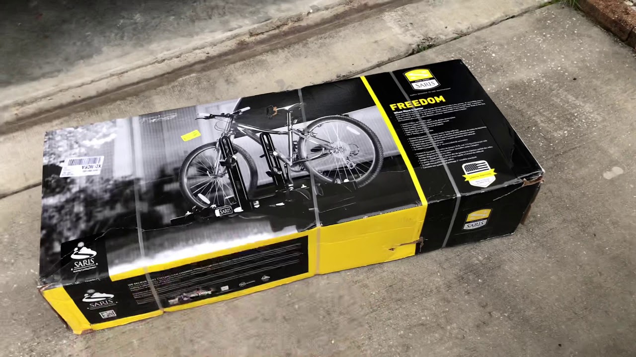 Saris Freedom 4 hitch bike rack unboxing