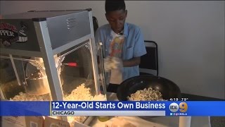 Chicago Boy, 12, Finds Success With His Own Gourmet Vegan Popcorn Business