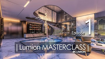 Lumion Rendering MASTERCLASS | step by step from beginning | Lesson 1