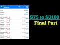 $75 to $3100 | Final Part