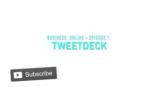 How to use #Tweetdeck to Schedule a #tweet - Business's Online Episode 1 - Cloud Social Media