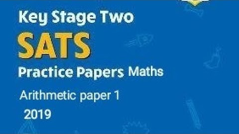 SATs 2019 Year 6 Maths Arithmetic Paper 1 walkthrough Guide #exam #sattest