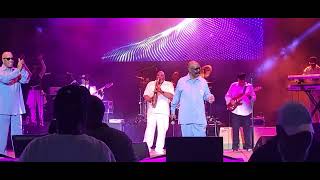 The Whispers sings "Lady" at The Dell in Philadelphia, PA.