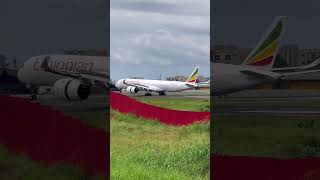 Heavy Arrival A350-1000 Touching Down In Libreville - Gabon