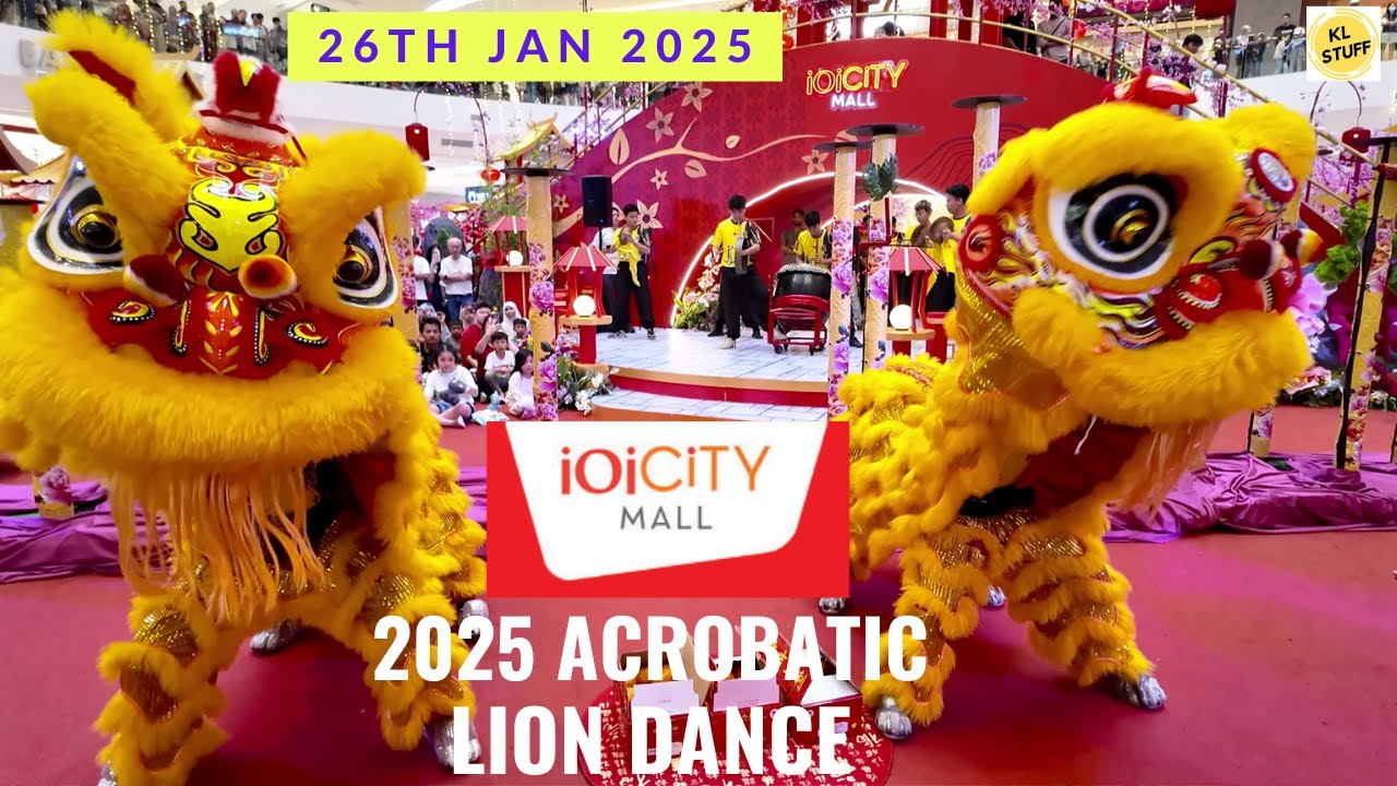 2025 Acrobatic Lion Dance @ IOI City Mall (26/01/2025) | Long De Chuan Ren