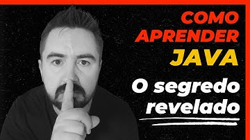 Não aprenda Java antes de ver este vídeo!