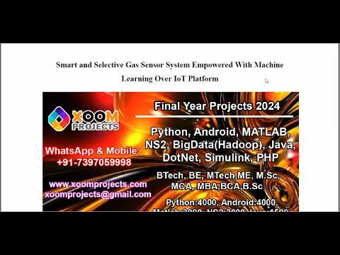 Smart and Selective Gas Sensor System Empowered With Machine Learning Over IoT Platform
