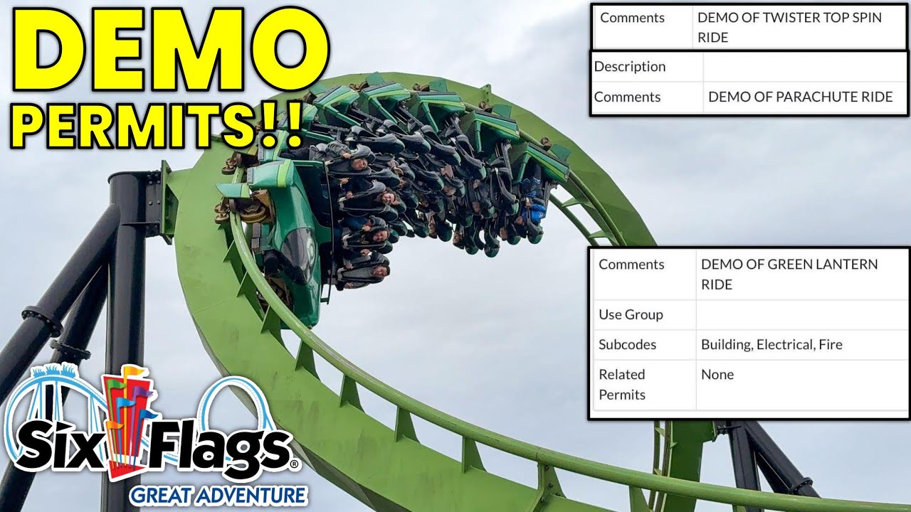 Green Lantern & More to be DEMOLISHED at Six Flags Great Adventure