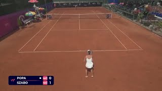 Maria Sara Popa vs Briana Szabo | ITF Bistrita 2025 screenshot 4