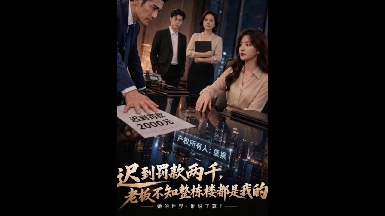 【一口气看完】《迟到罚款两千，老板不知整栋楼都是我的》#短剧 #AI短剧 #逆袭 #drama #爽剧 #鲨鱼先生