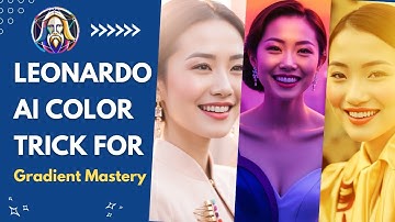 Leonardo AI Image to Image Trick - Gradient Color Tip for Color Lighting | Leonardo Ai Tutorial
