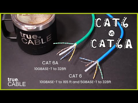 Cat6e vs Cat6a Ethernet Cable