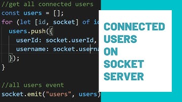 Connected Users To Socket Server | Basic Chat Application Using ReactJS & Socket.io | Part 11