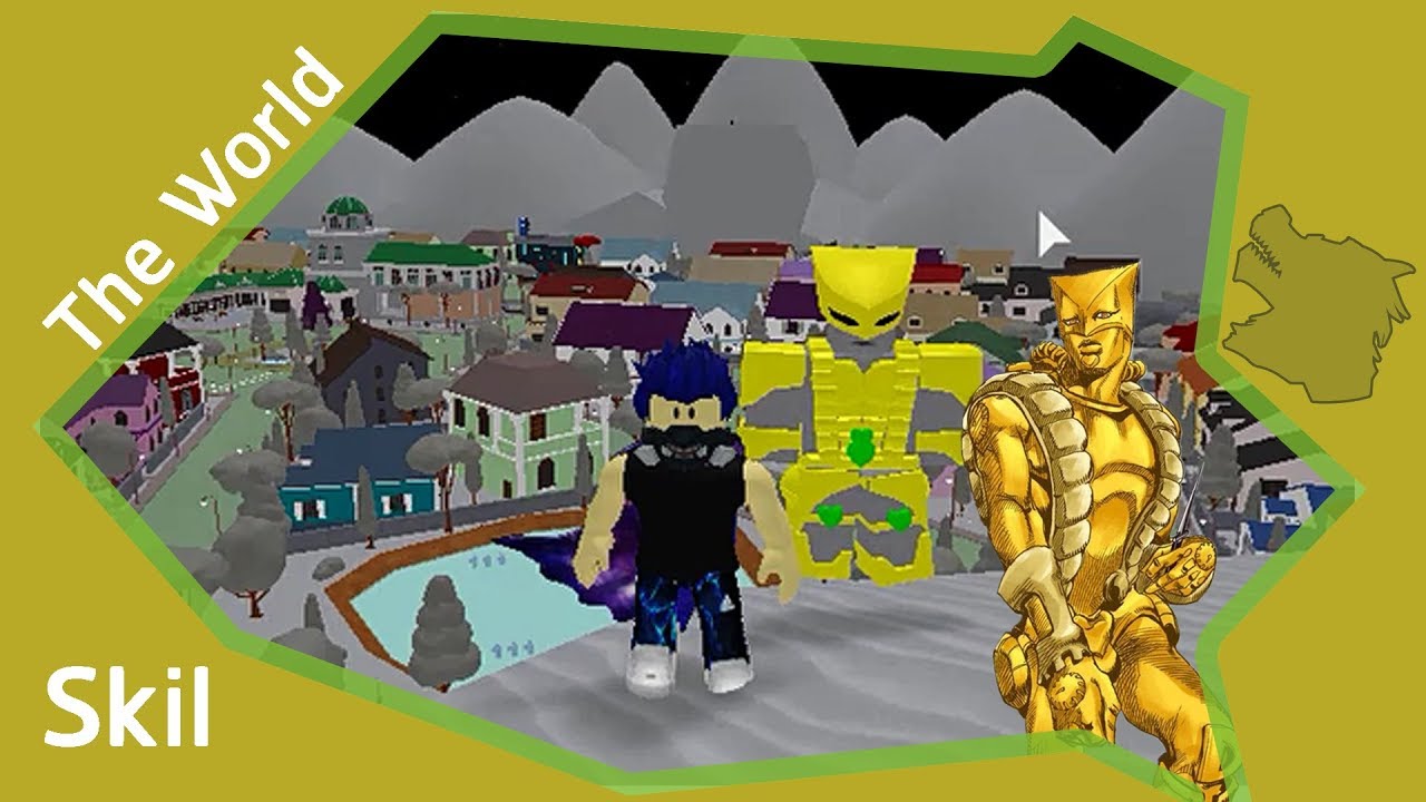 Roblox Project Jojo The World อธ บาย Skill Youtube - roblox jojo the world