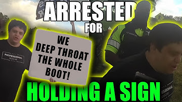 ARRESTED FOR SUPPORTING THE POLICE! NOW THAT