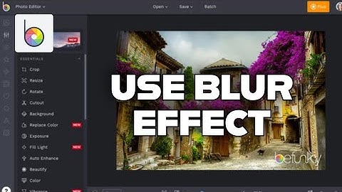 How to Use Blur Effect in Befunky 2025?