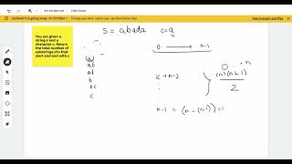 Count Substrings Starting and Ending with a Given Character | LeetCode Problem Tutorial