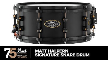 Pearl 14x6 Matt Halpern Signature Snare Drum