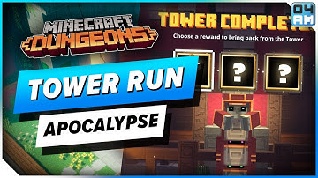 Minecraft Dungeons Tower - FULL Solo Run Apocalypse Difficulty Season 3 Guide - Layout 1
