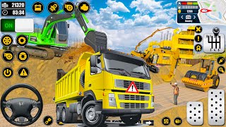 Road Construction and Heavy Machinery Part-2⚠️।Construction Simulator।wala game।truck simulator