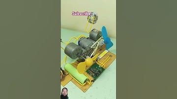 HOW TO MAKE A MINI STATIONARY POWER MACHINE ELECTRONIC CIRCUIT, WITH THE CONCEPT OF TWO MINI FANS