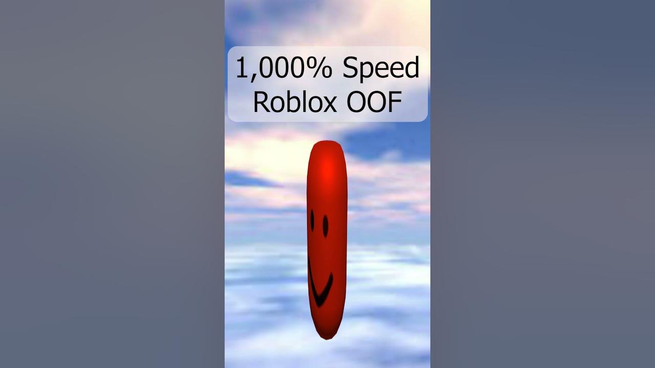 Roblox Oof Sound Effect, but It Gradually Gets Faster #shorts