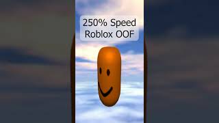 Roblox Oof Sound Effect, but It Gradually Gets Faster #shorts