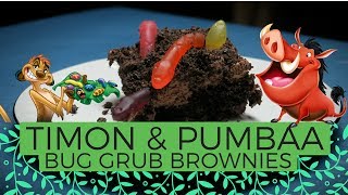 Chef Dave | Timon & Pumba Bug Grub Brownies | Disney's The Lion King Inspired Dessert | KrispySmore