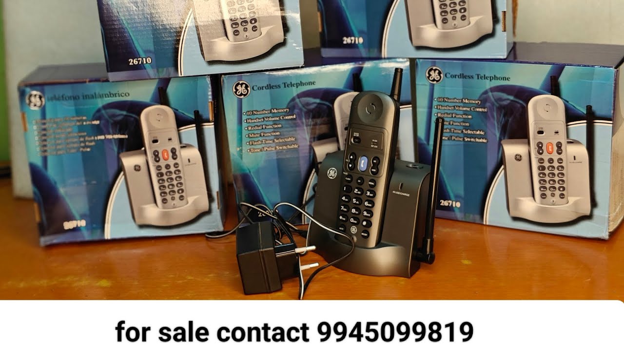 G & E CORDLESS TELEPHONE 📞 FOR SALE RS 500/- ONLY WITH COURIER CONTACT 9945099819 
