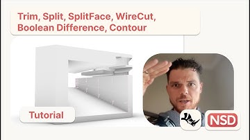 Rhino 3D Cutting Tools Explained. How to use Trim, Split, SplitFace, Wirecut, BooleanDifference etc.